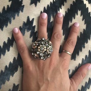 Oversized fashion accessory ring